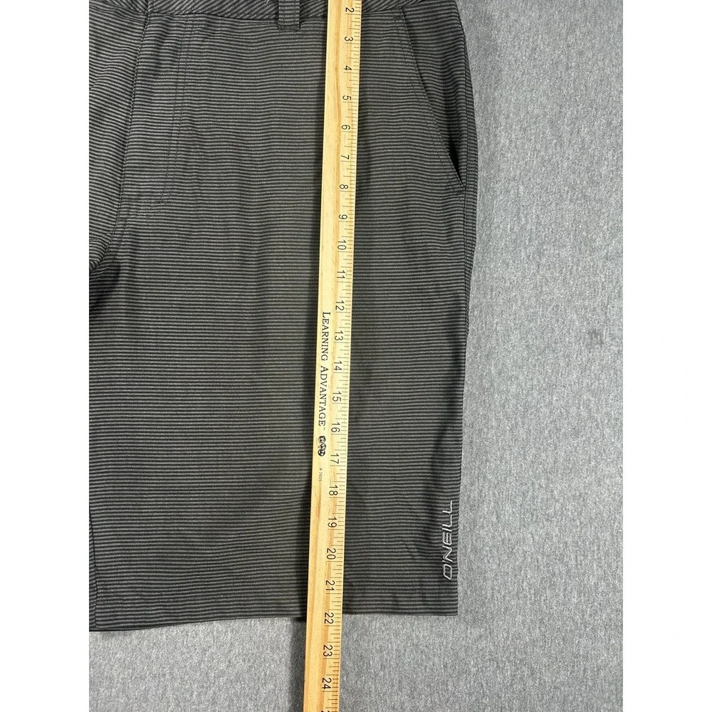 O'Neill Men's Size 38 GrayPinstripe‎ Chino WalkingShorts